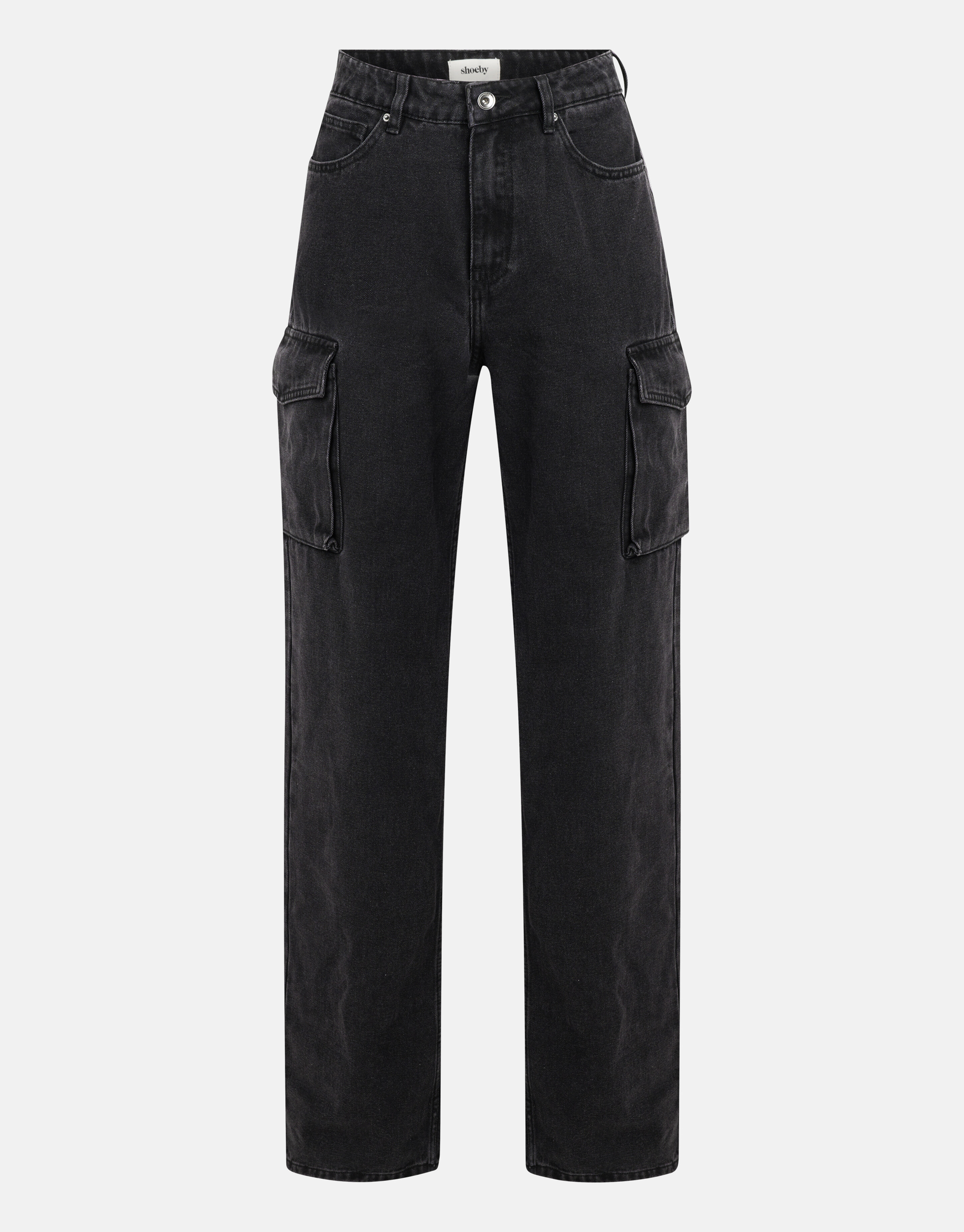 Cargo Denim Jeans Zwart L33 SHOEBY WOMEN