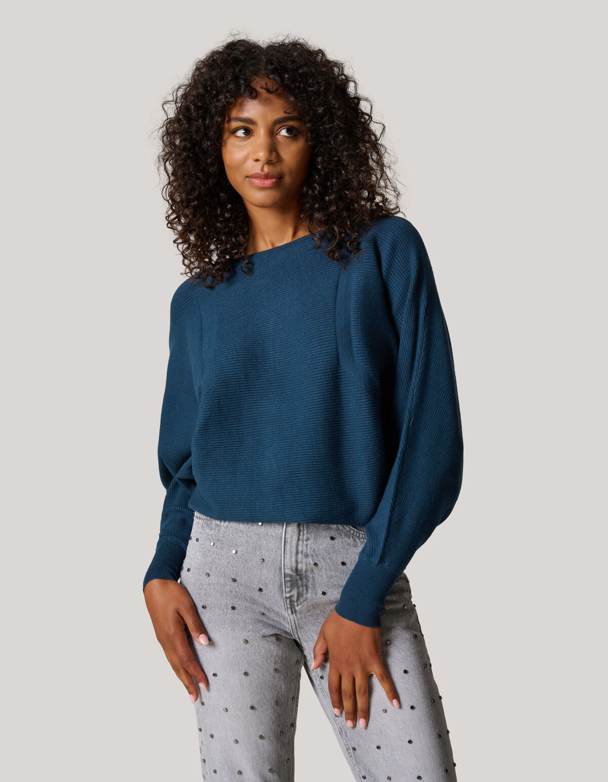 Übergroßer Pullover Blau SHOEBY WOMEN