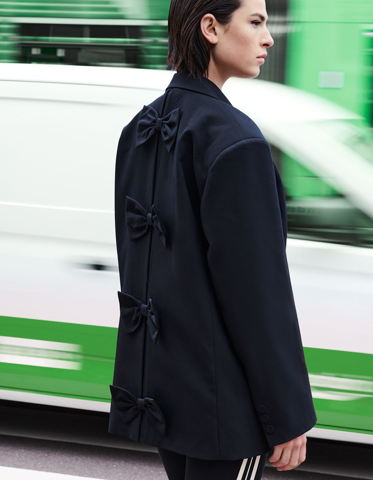 Übergroßer Schleifenblazer Schwarz SHOEBY WOMEN