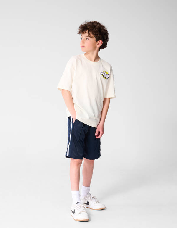 Athletic Artwork T-Shirt Gebrochen Wei&szlig; SHOEBY BOYS