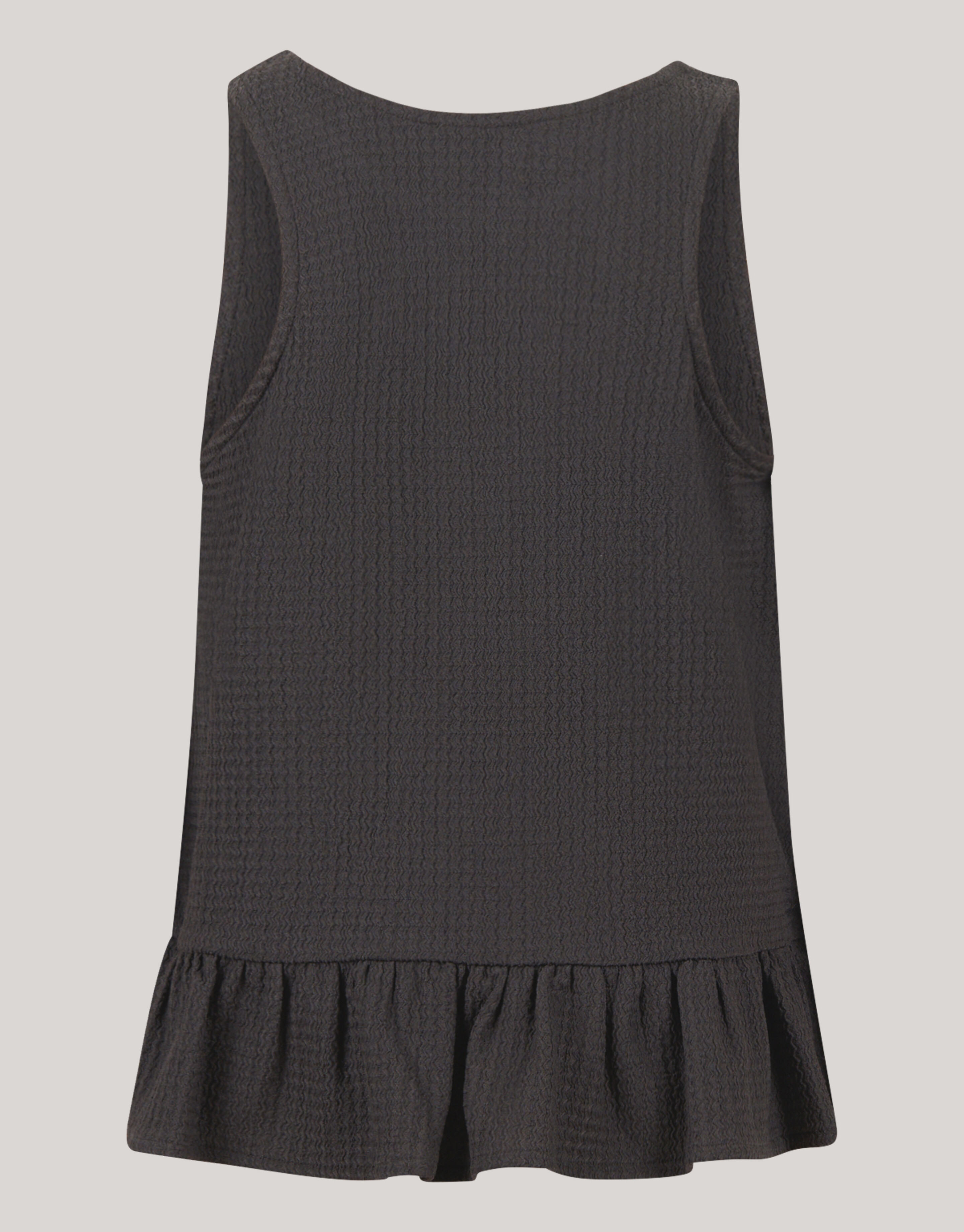 Structuur Singlet Donkergrijs SHOEBY GIRLS