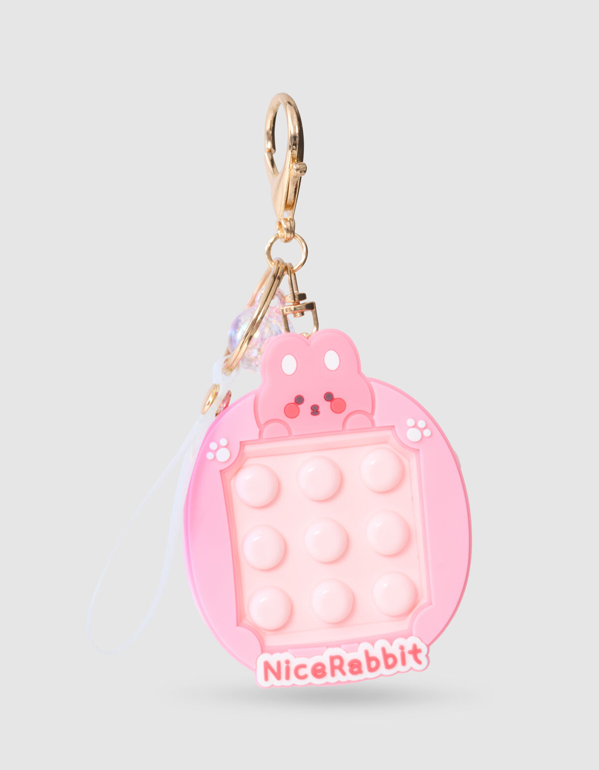 Press Rabbit Schlüsselanhänger Pink SHOEBY ACCESSOIRES