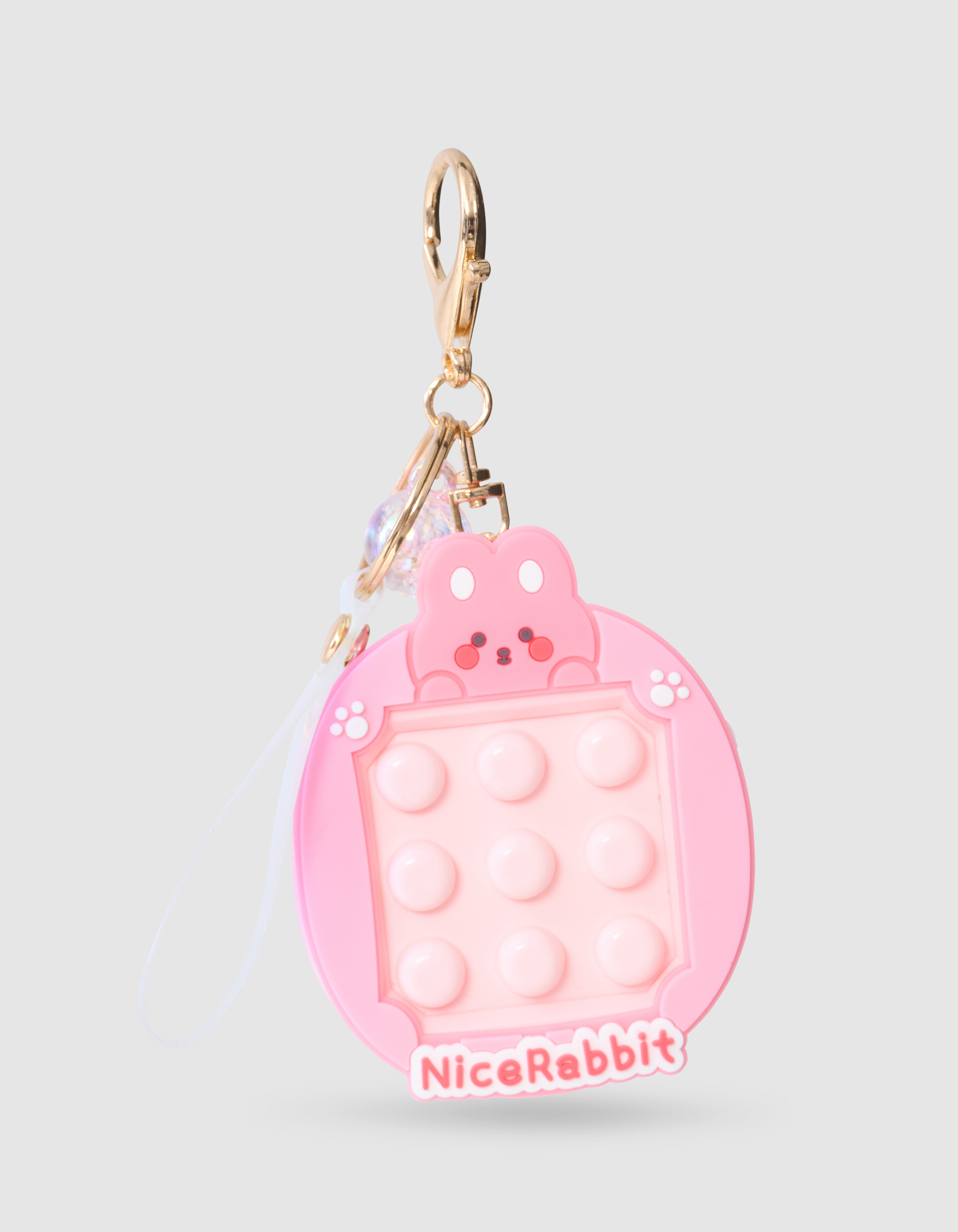 Press Rabbit Schlüsselanhänger Pink SHOEBY ACCESSOIRES