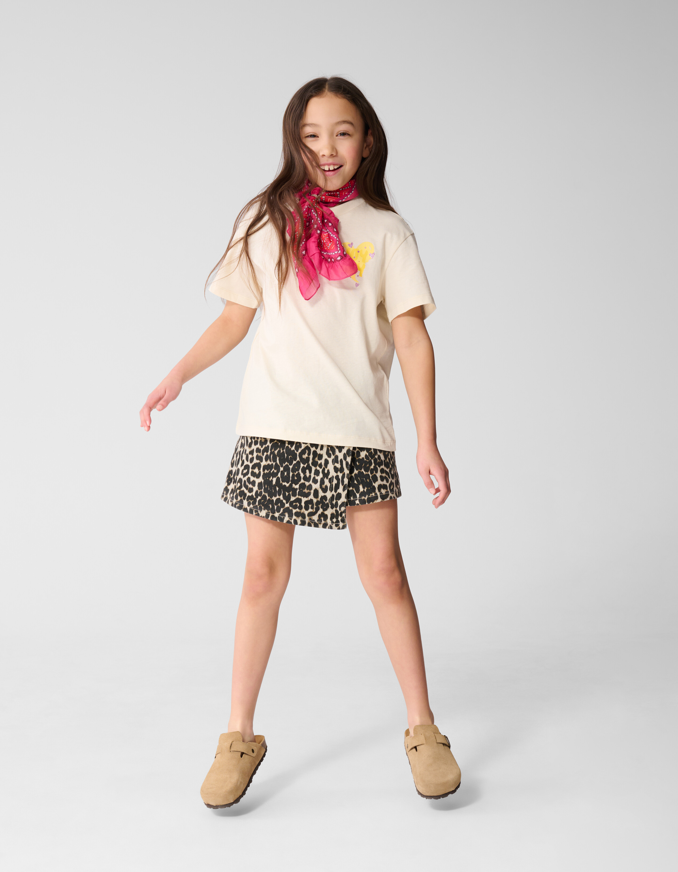 Joy Artwrok T-Shirt Gebrochenes Wei&szlig; SHOEBY GIRLS