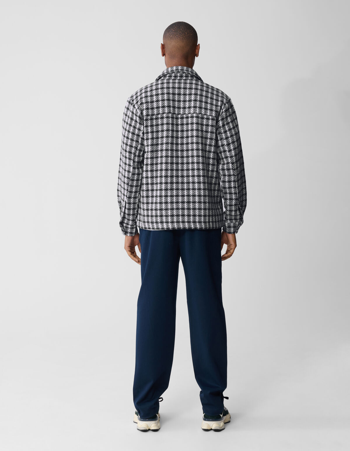 Fenster-Overshirt Blau/Grau SHOEBY MEN