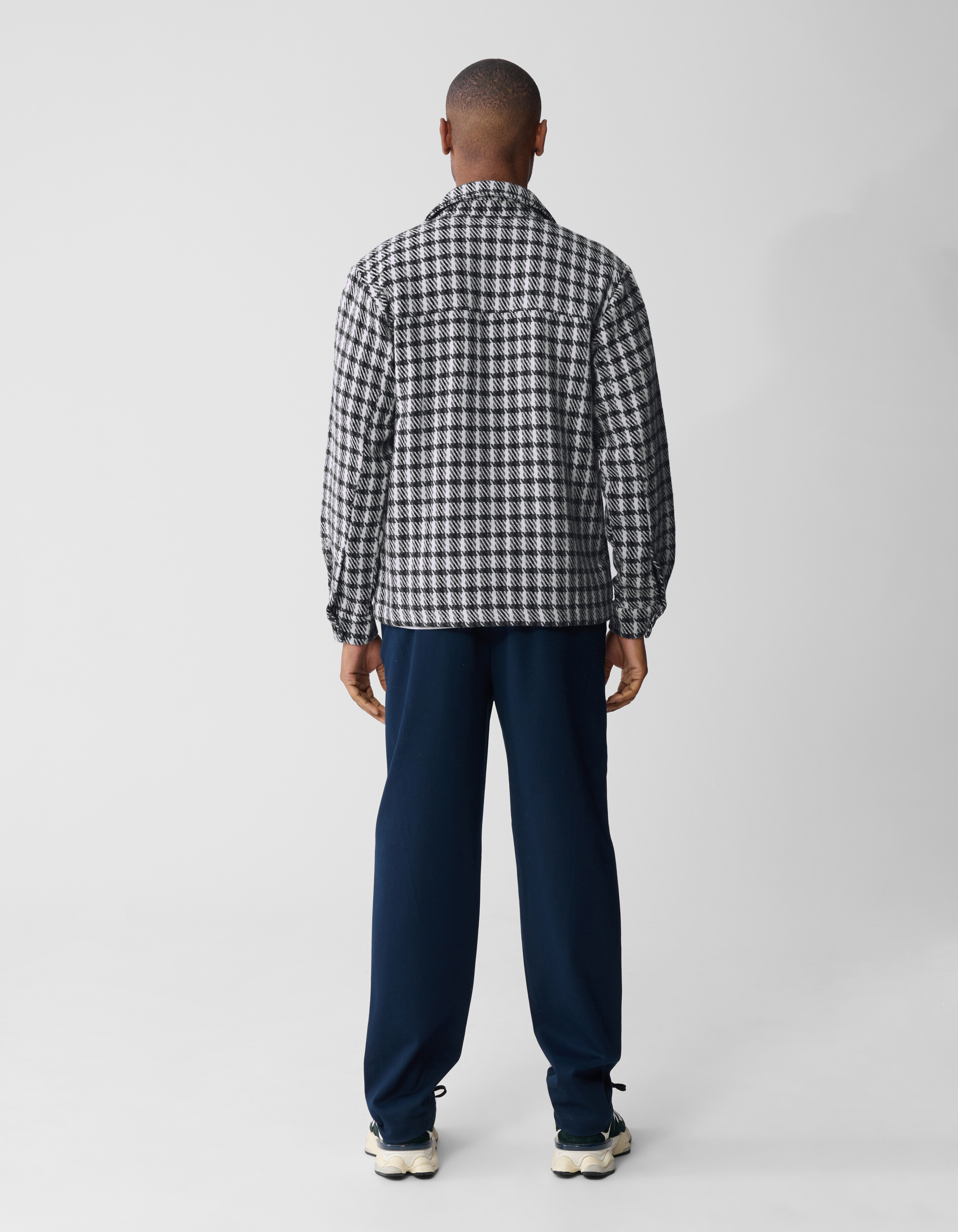 Fenster-Overshirt Blau/Grau SHOEBY MEN