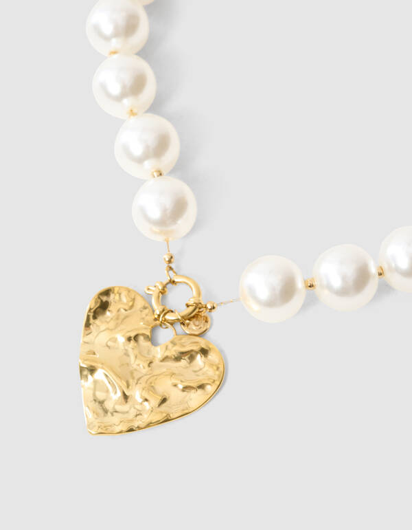 Perlenkette in Cremeweiß SHOEBY ACCESSOIRES