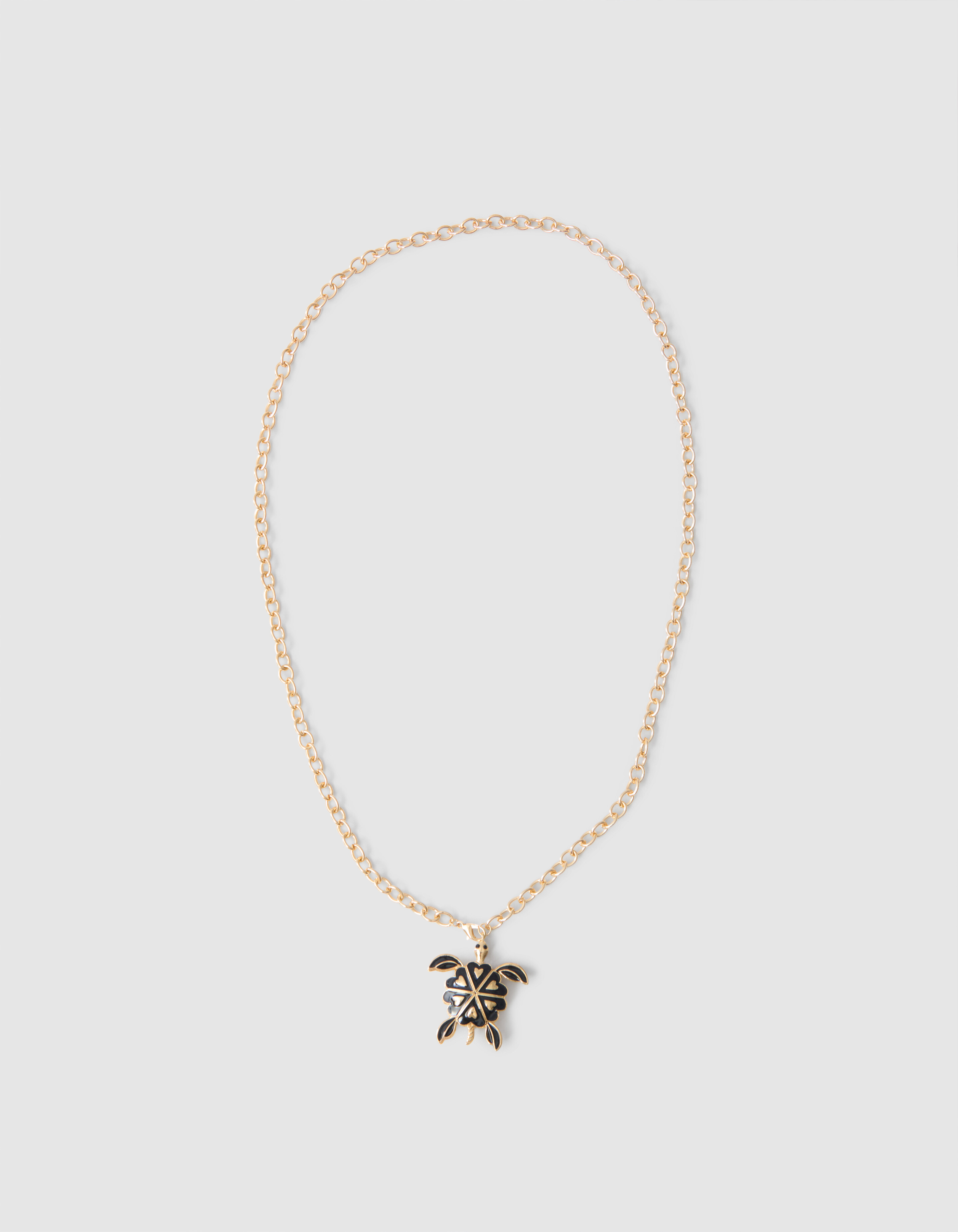 Schildkröte Halskette Gold von Lonneke SHOEBY ACCESSOIRES