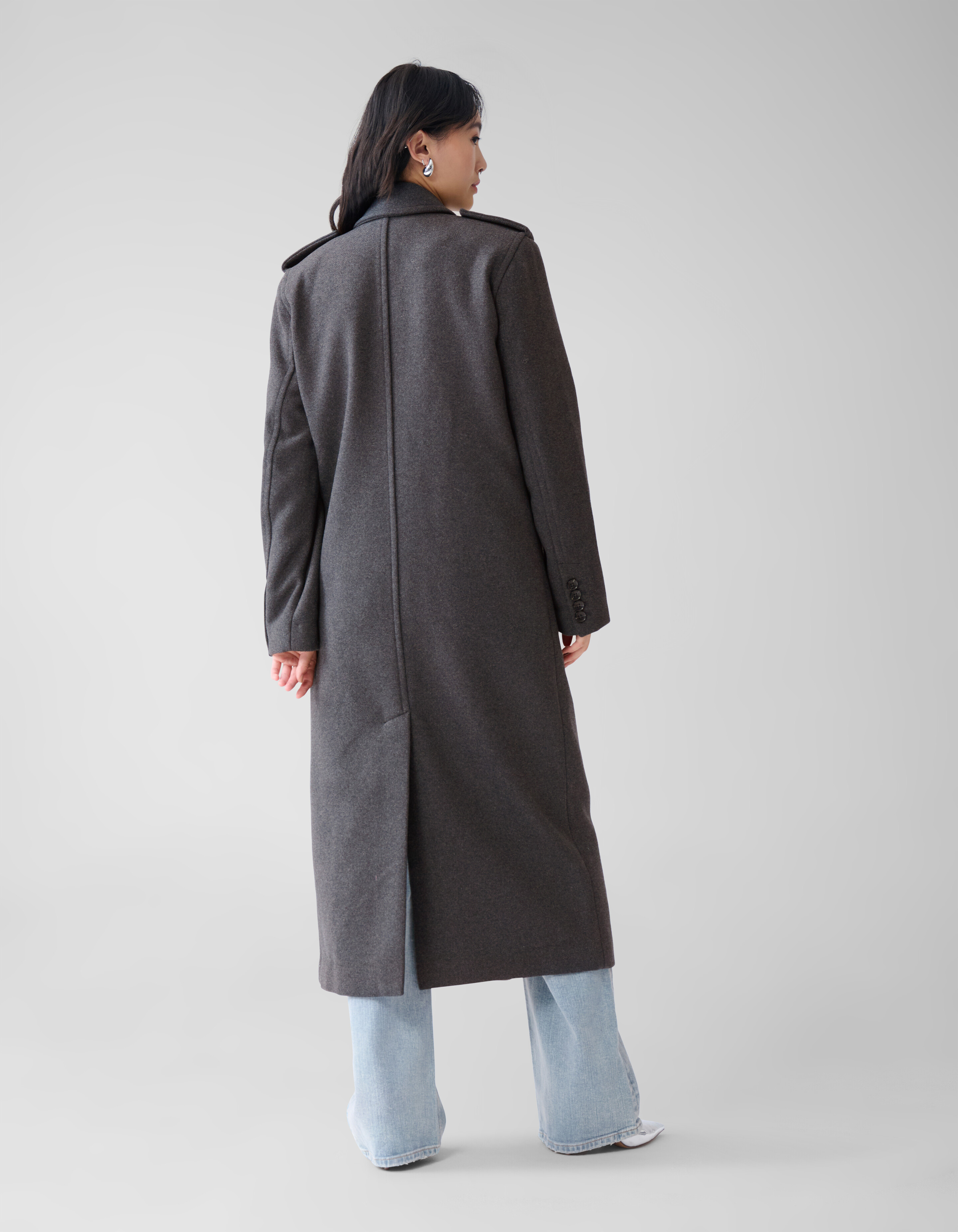 Lange Jacke Dunkelgrau von Fred SHOEBY WOMEN