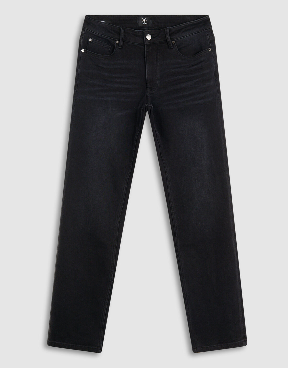 Straight Fit Jeans Dunkelgrau SHOEBY MEN