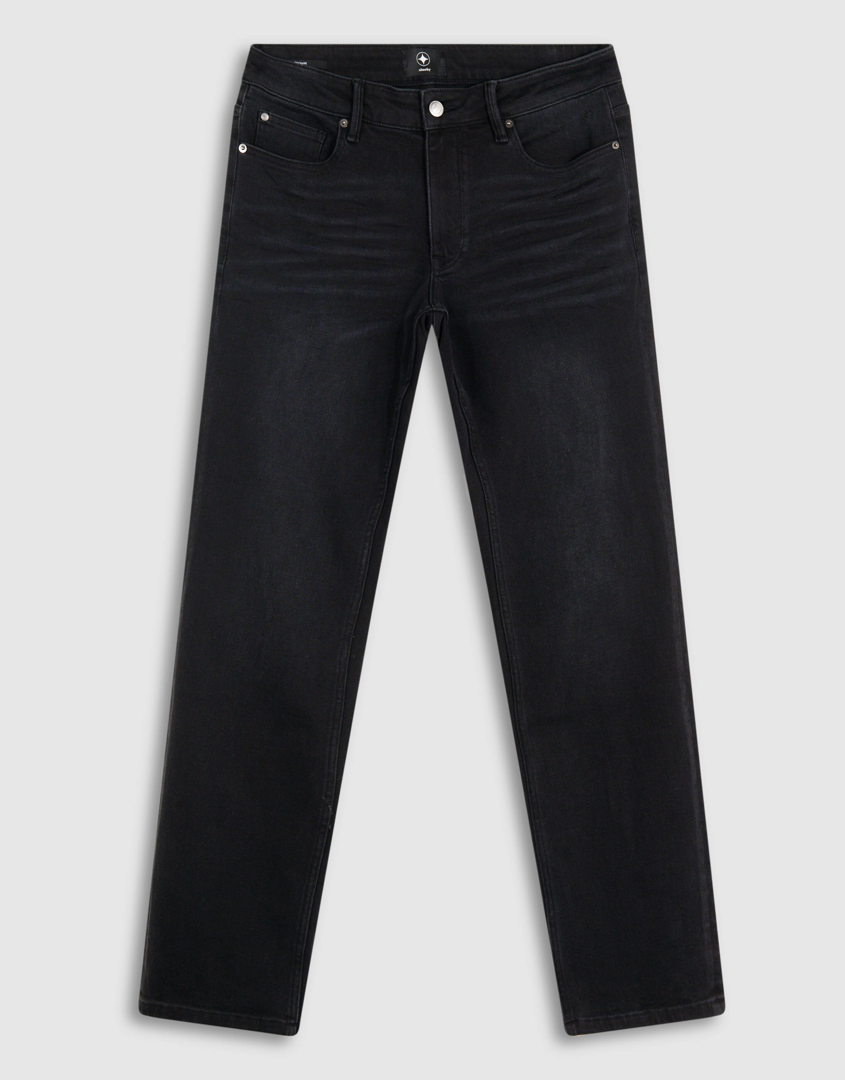 Straight Fit Jeans Dunkelgrau SHOEBY MEN