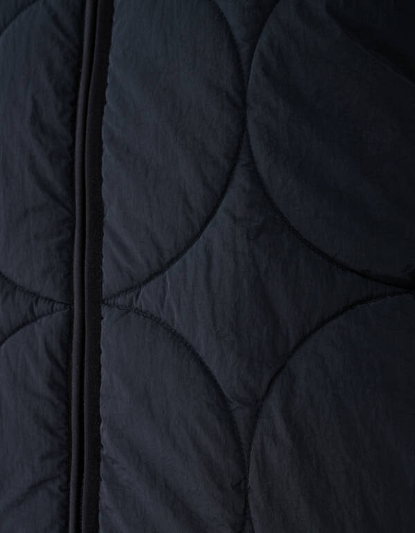 Quilted Spark Logo Bodywarmer Schwarz SHOEBY MEN