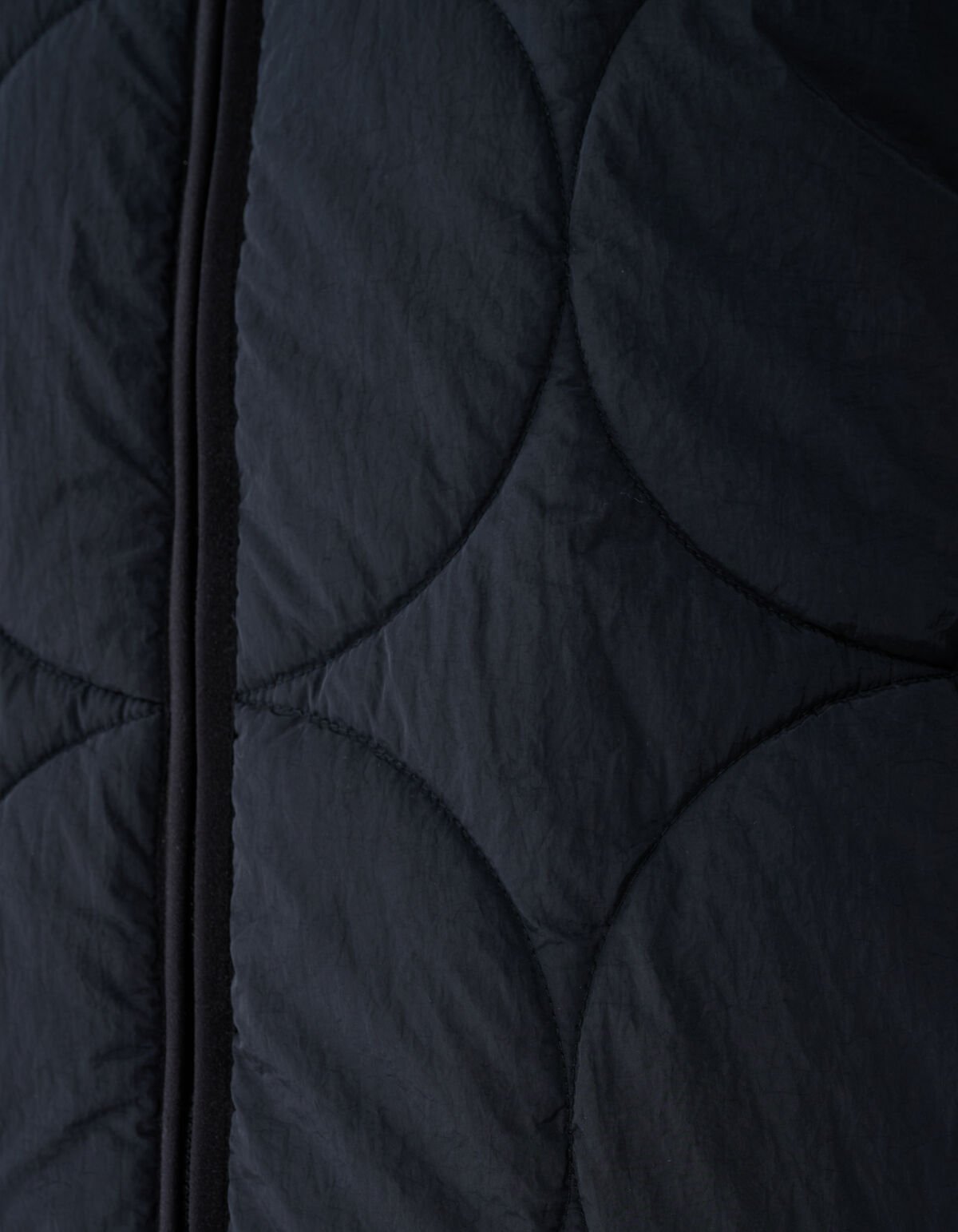 Quilted Spark Logo Bodywarmer Schwarz SHOEBY MEN