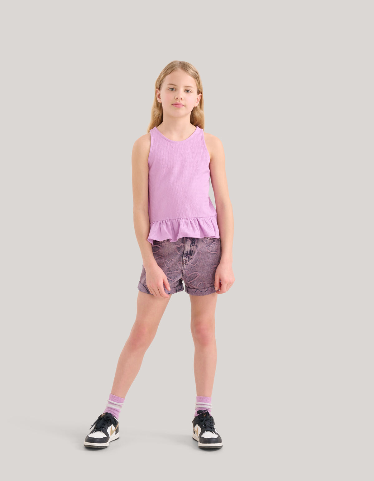 Structuur Singlet Lichtpaars SHOEBY GIRLS