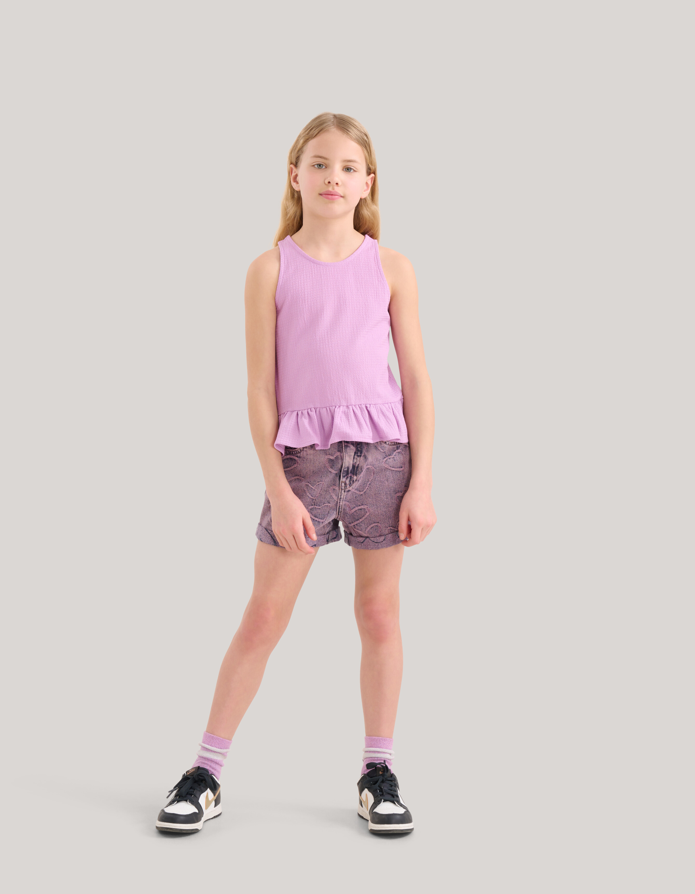 Structuur Singlet Lichtpaars SHOEBY GIRLS