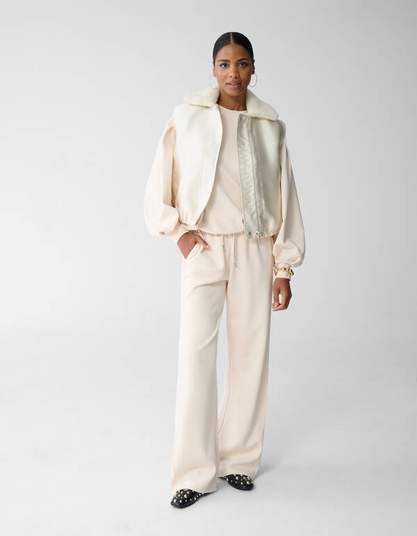 Wendbare Weste in gebrochenem Weiß von Fred SHOEBY WOMEN