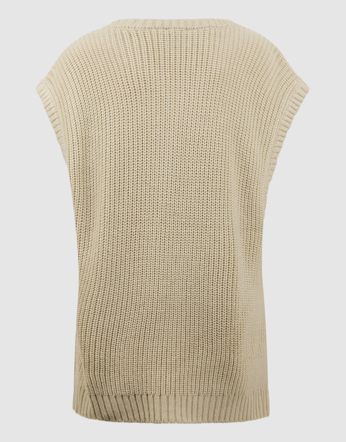 Gestrickter Spencer Beige SHOEBY BOYS