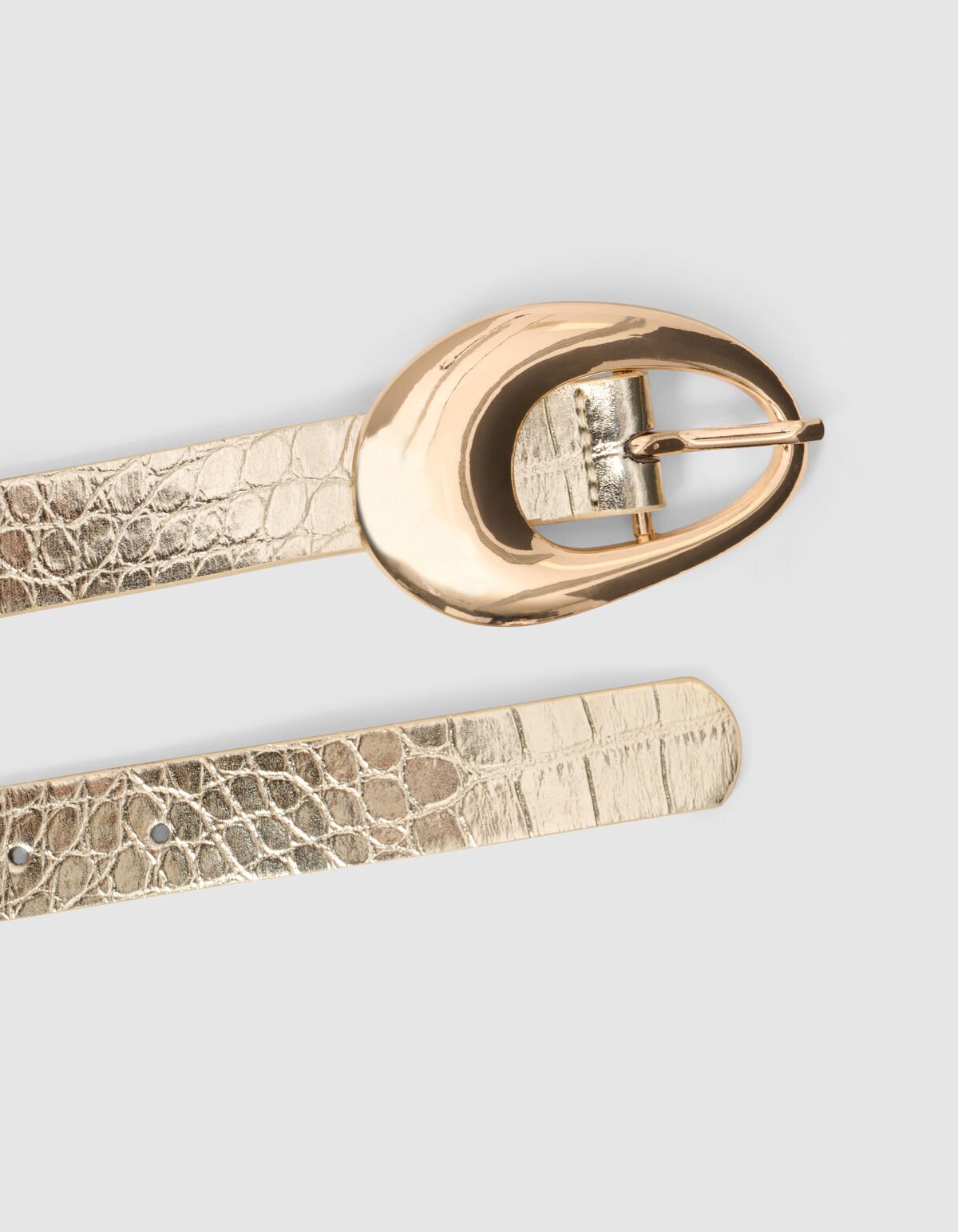 Organischer Riemen Gold SHOEBY ACCESSOIRES