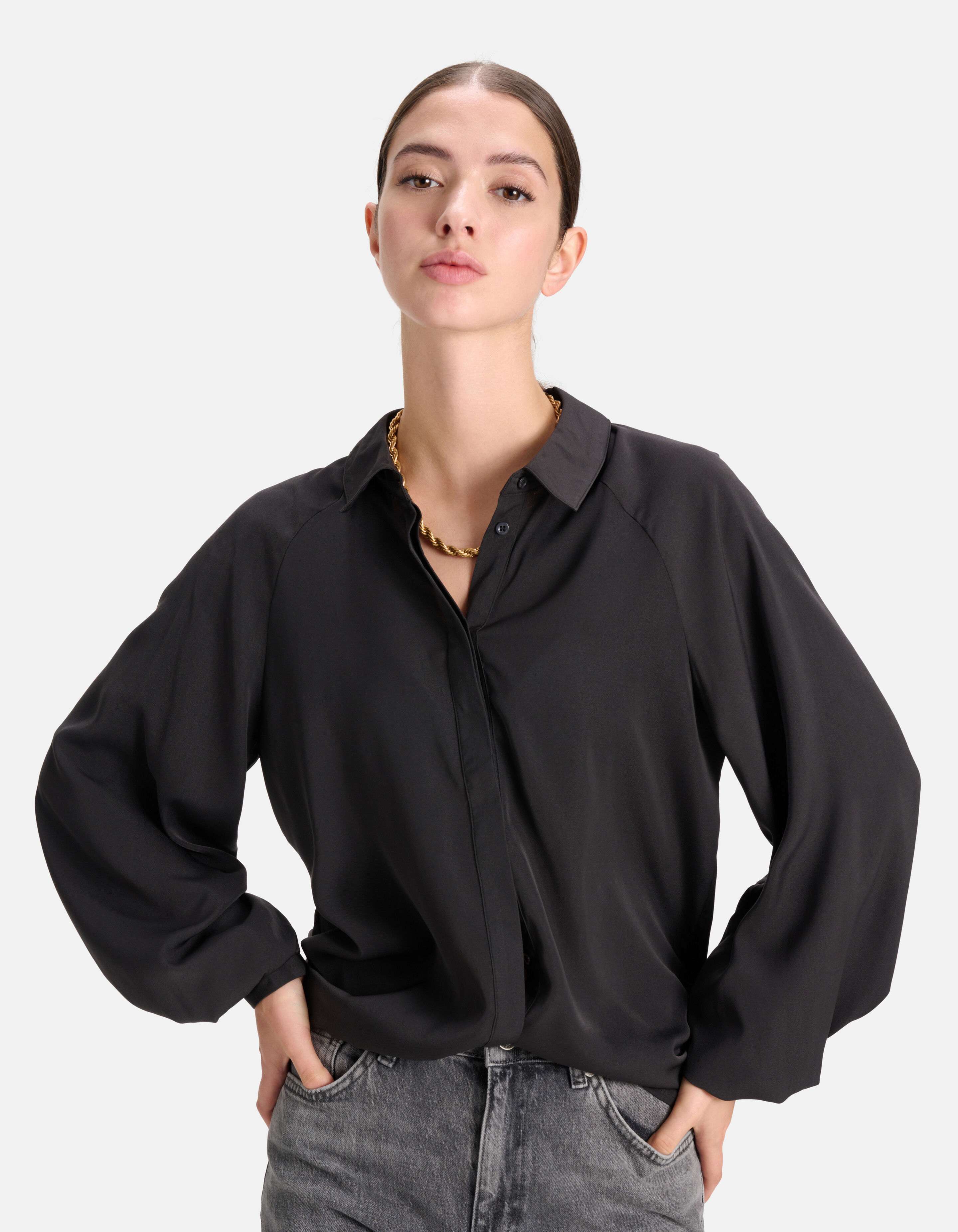 Bluse Schwarz SHOEBY WOMEN