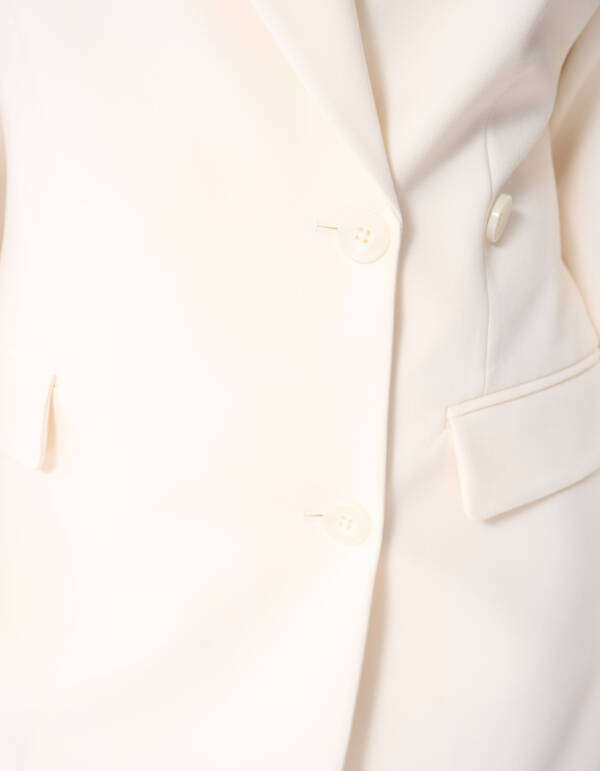 Blazer Mini Kleid Gebrochen Wei&szlig; SHOEBY WOMEN