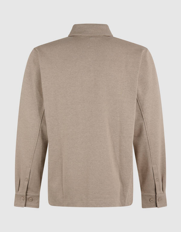 Hellbraunes, weiches Overshirt SHOEBY MEN