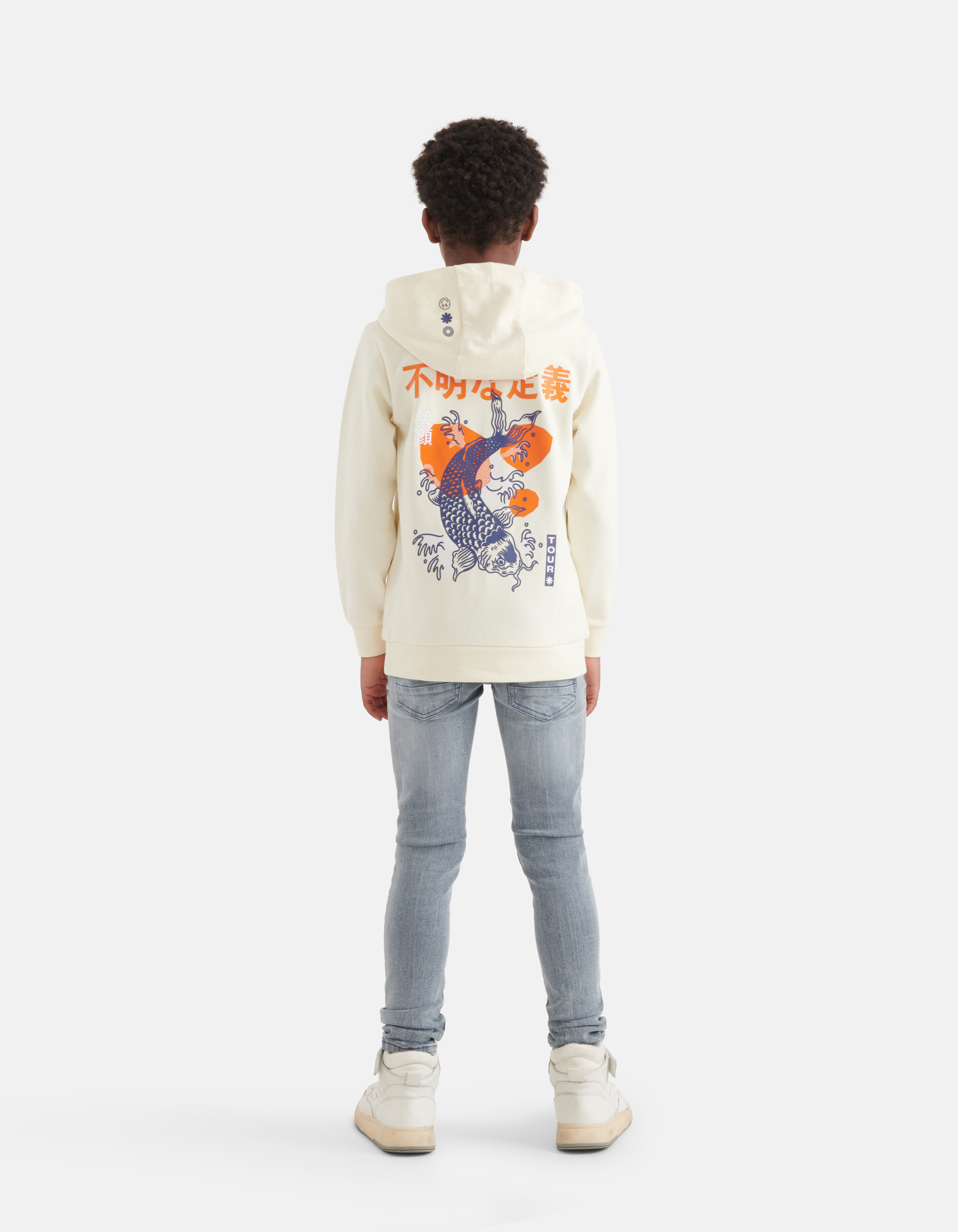 Artwork Hoodie Off White SHOEBY BOYS