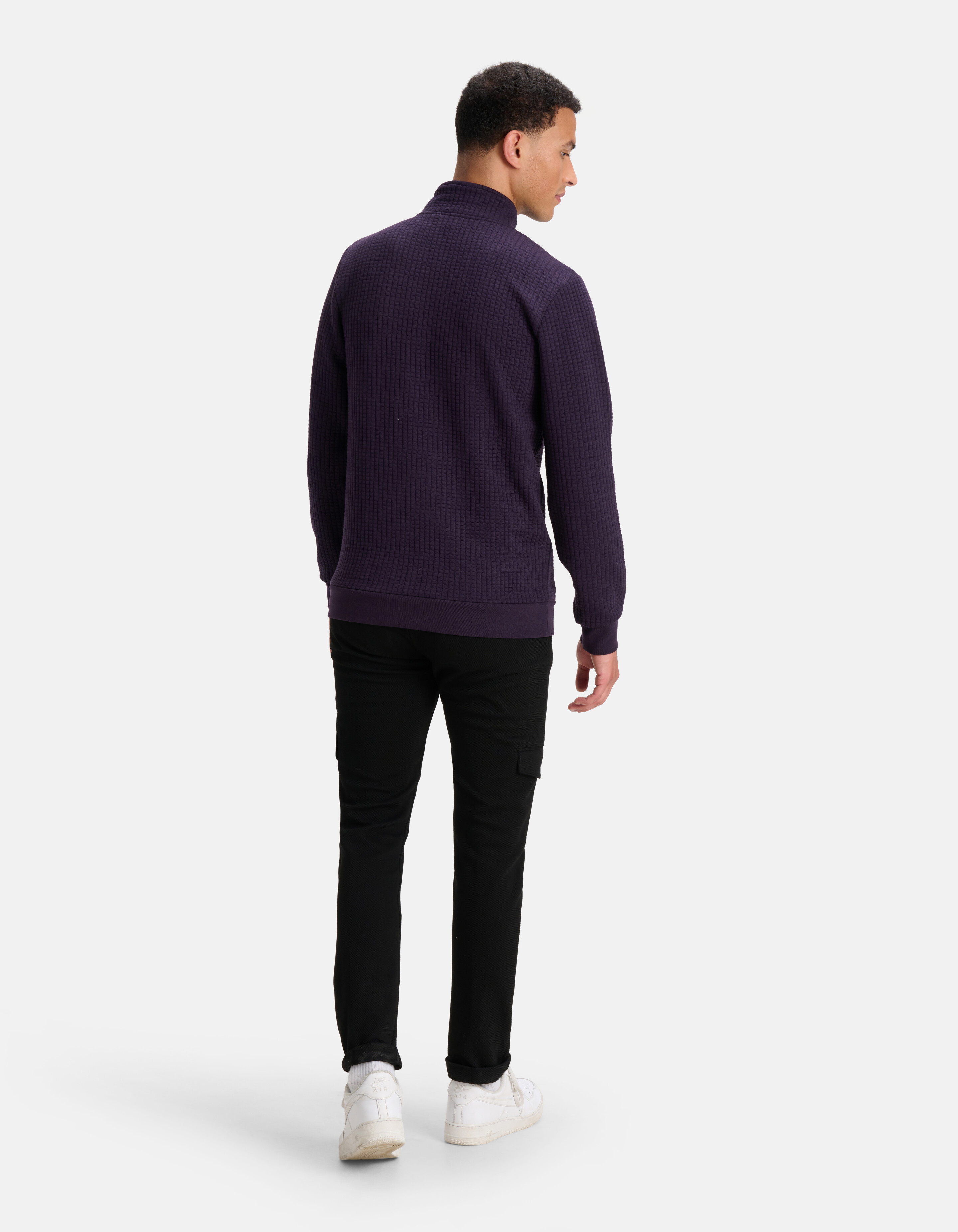 Gesteppte Pullover Violett SHOEBY MEN