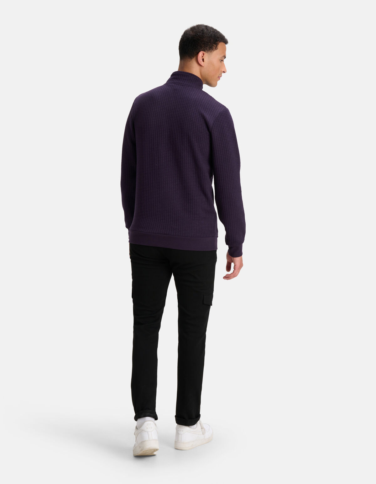 Gesteppte Pullover Violett SHOEBY MEN
