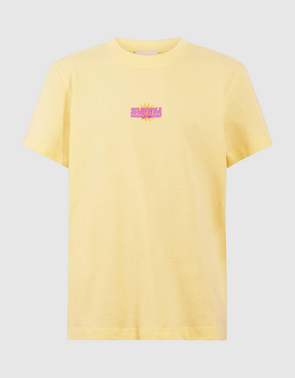 Sunny Artwork T-Shirt Gelb SHOEBY GIRLS