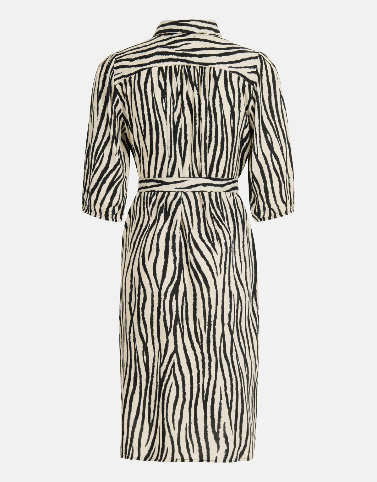 Zebra bedrucktes Kleid Schwarz/Weiß SHOEBY WOMEN