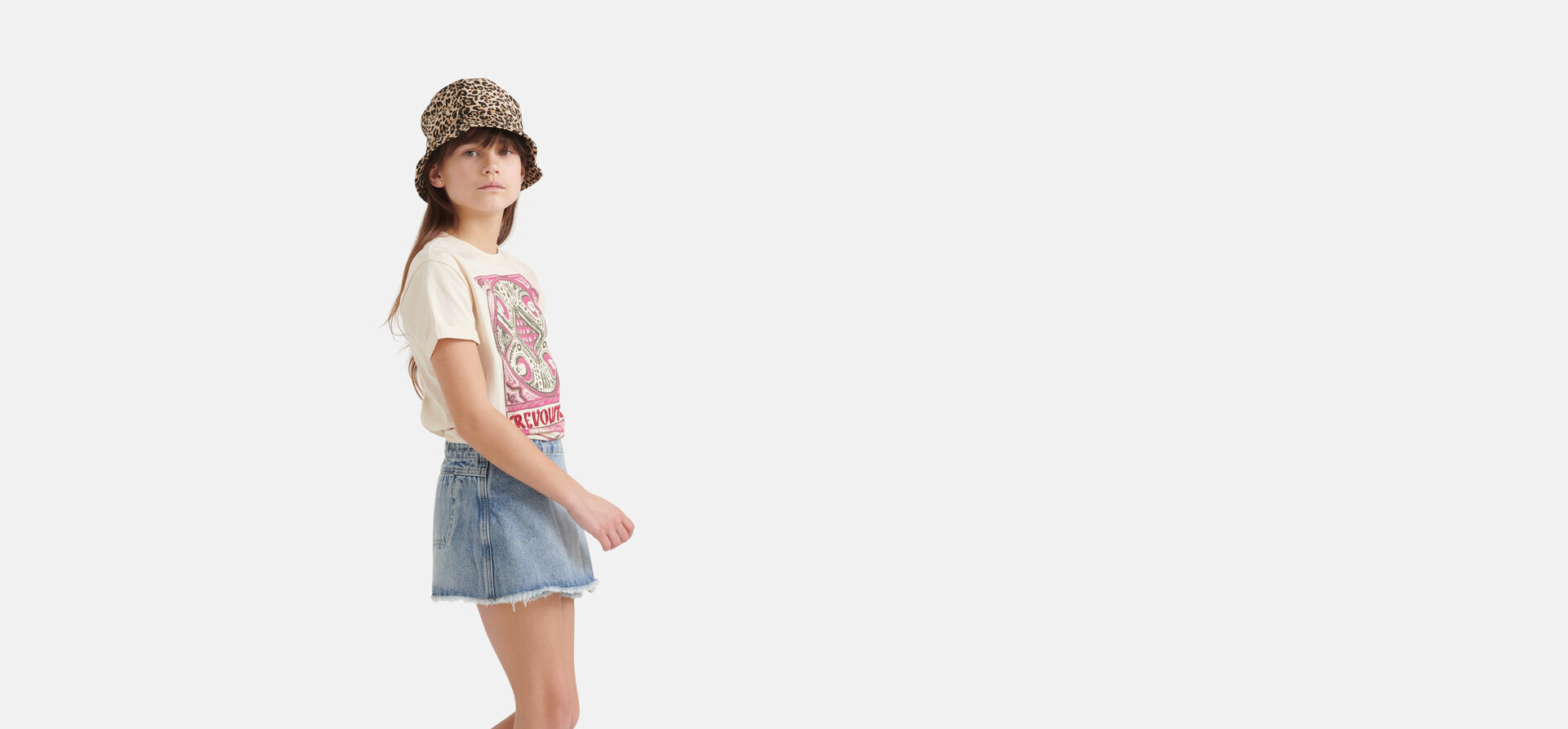 T-Shirt mit Aufdruck Offwhite SHOEBY GIRLS