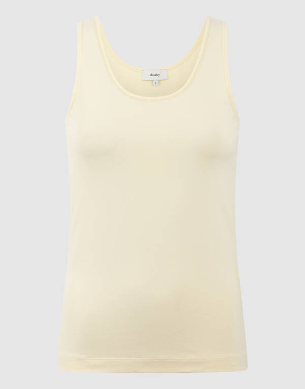 Basic Tanktop Lichtgeel SHOEBY WOMEN