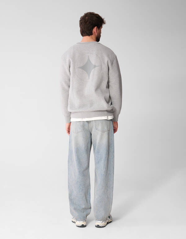 Rib Spark Sweater Hellgrau SHOEBY MEN