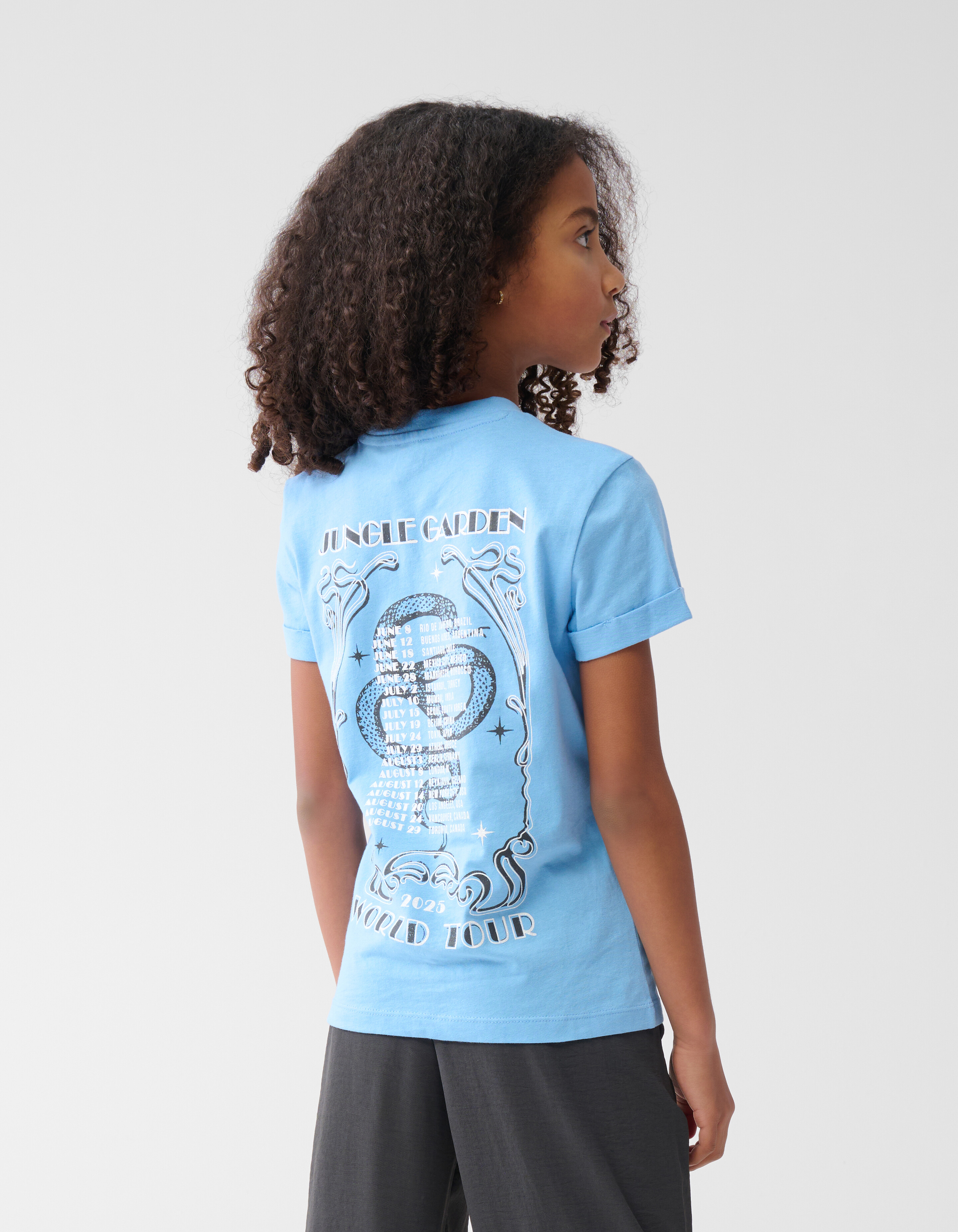 Kunstwerk T-shirt Blau SHOEBY GIRLS