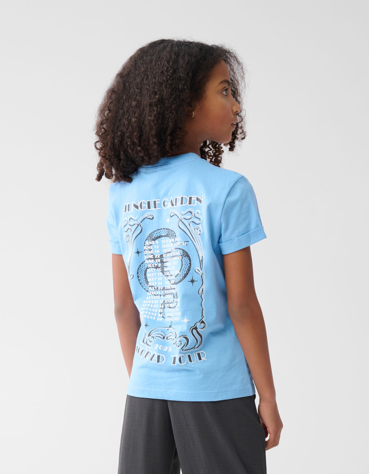 Kunstwerk T-shirt Blau SHOEBY GIRLS