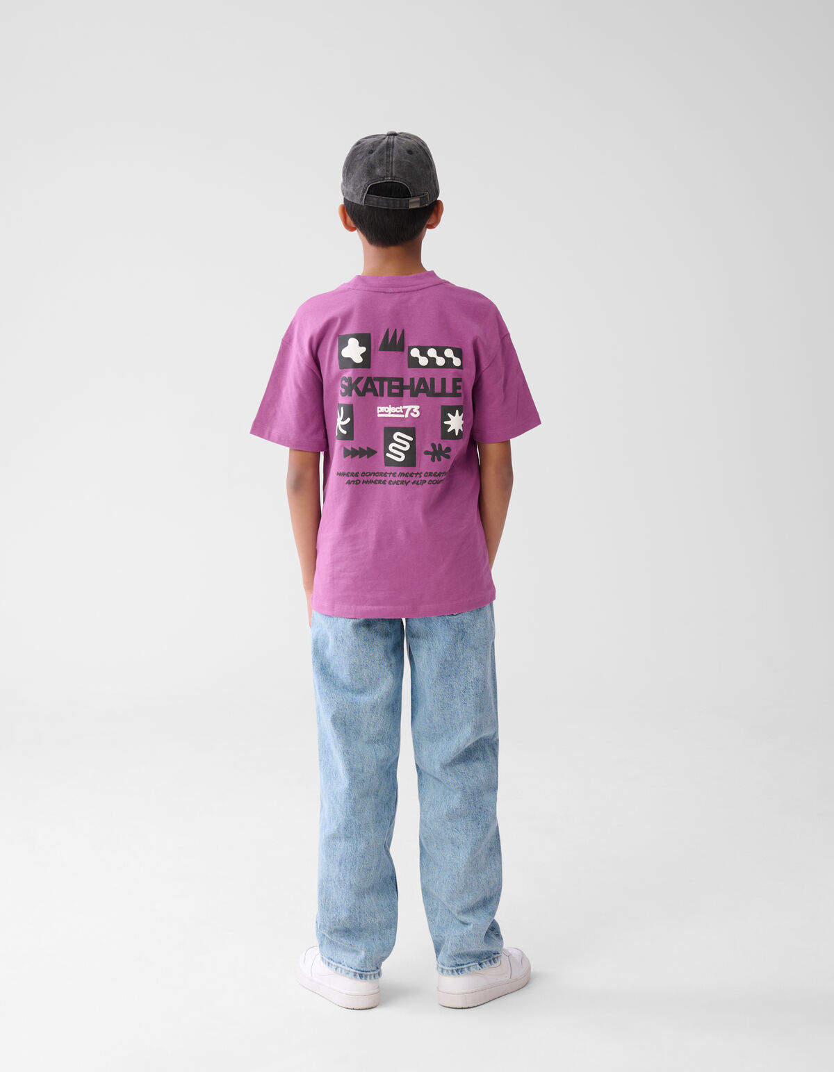 Artwork T-shirt Lila SHOEBY BOYS