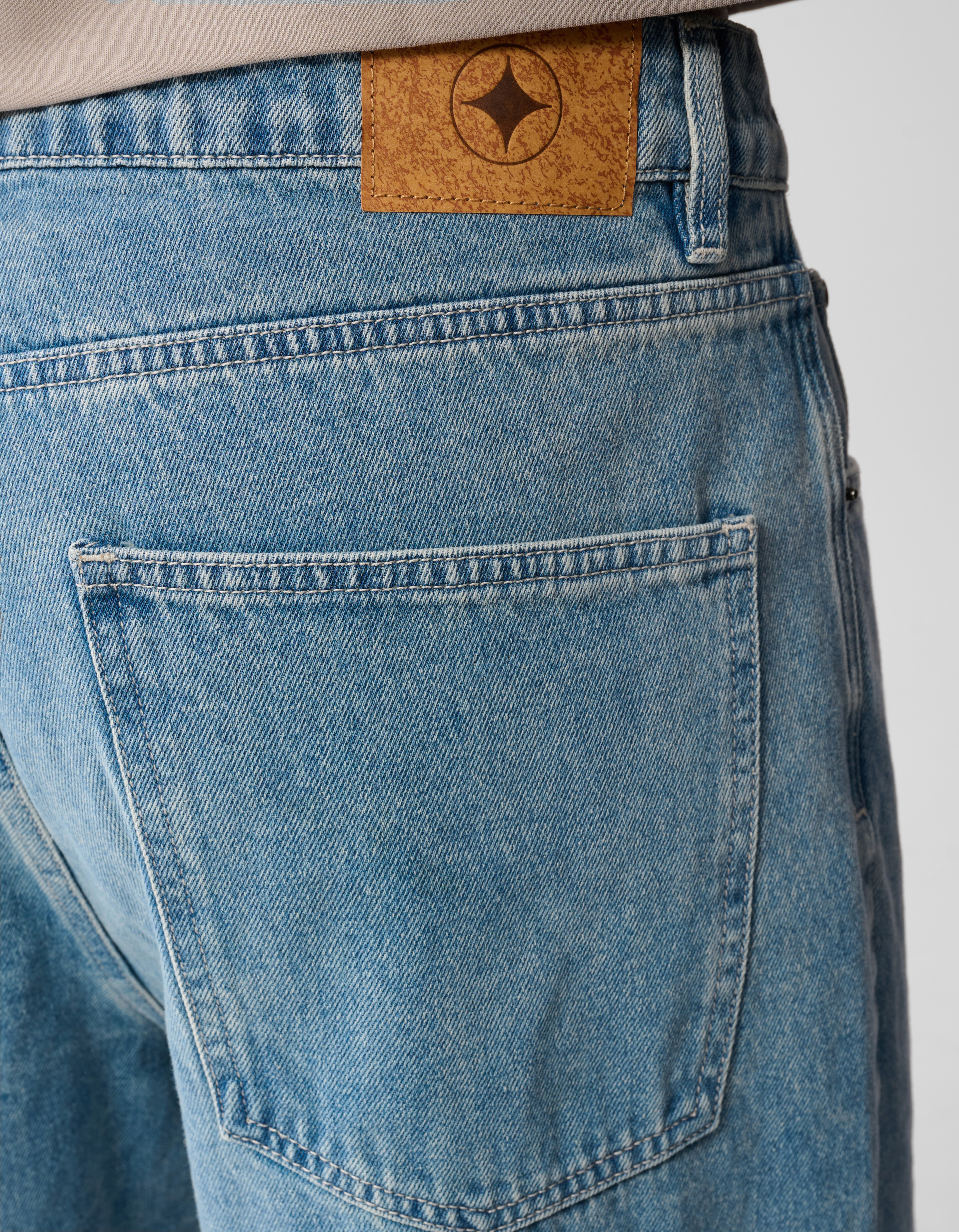 Baggy Fit Jeans Mediumstone L33 SHOEBY MEN