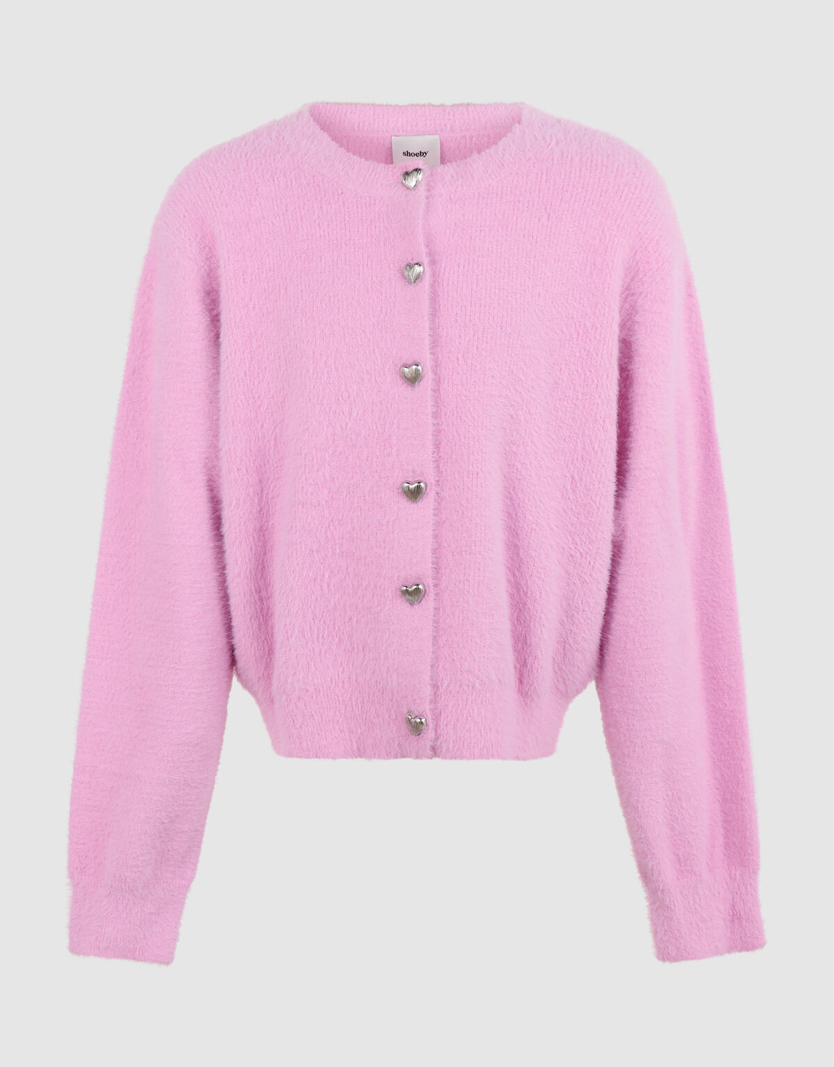 Flauschige Strickjacke Rosa SHOEBY GIRLS
