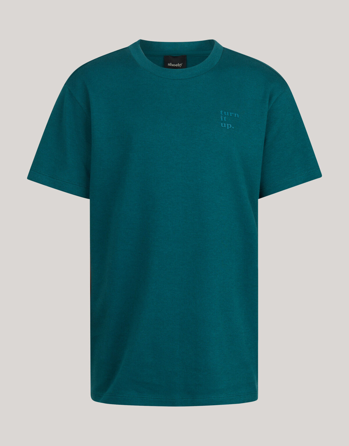 Basic T-shirt Dunkelgr&uuml;n SHOEBY BOYS