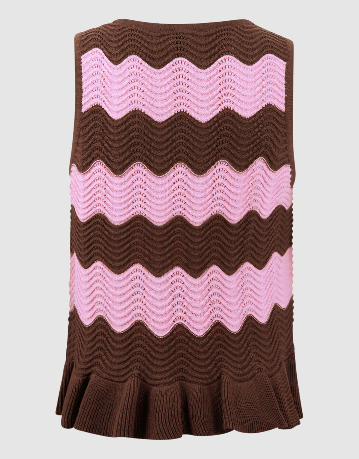 Geh&auml;keltes Oberteil Braun SHOEBY GIRLS