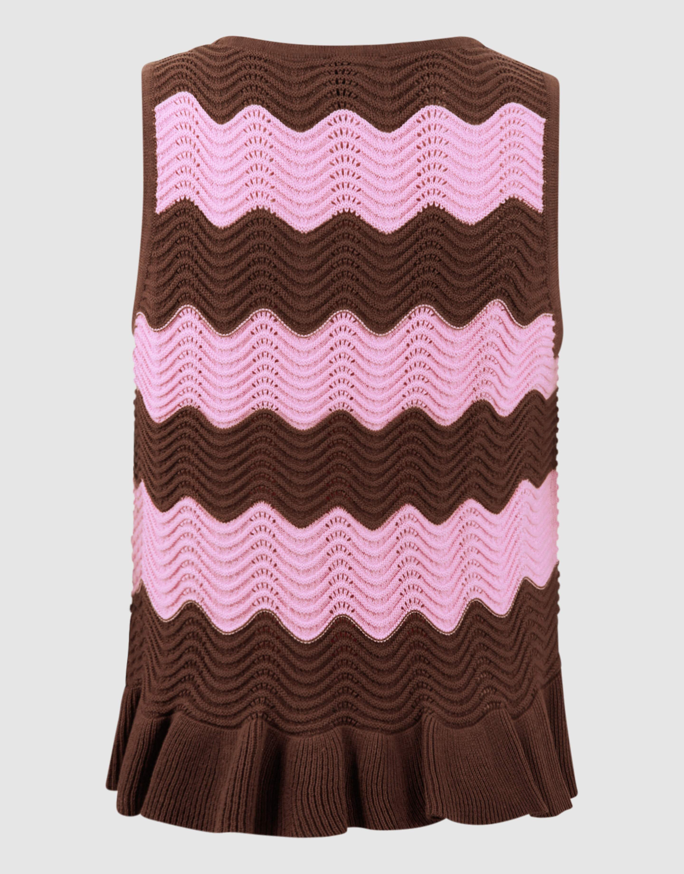 Geh&auml;keltes Oberteil Braun SHOEBY GIRLS