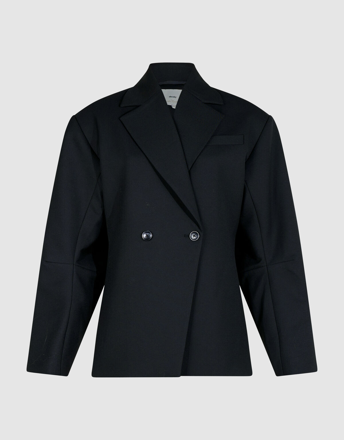 Oversized Shoulder Blazer Schwarz By Lonneke SHOEBY WOMEN