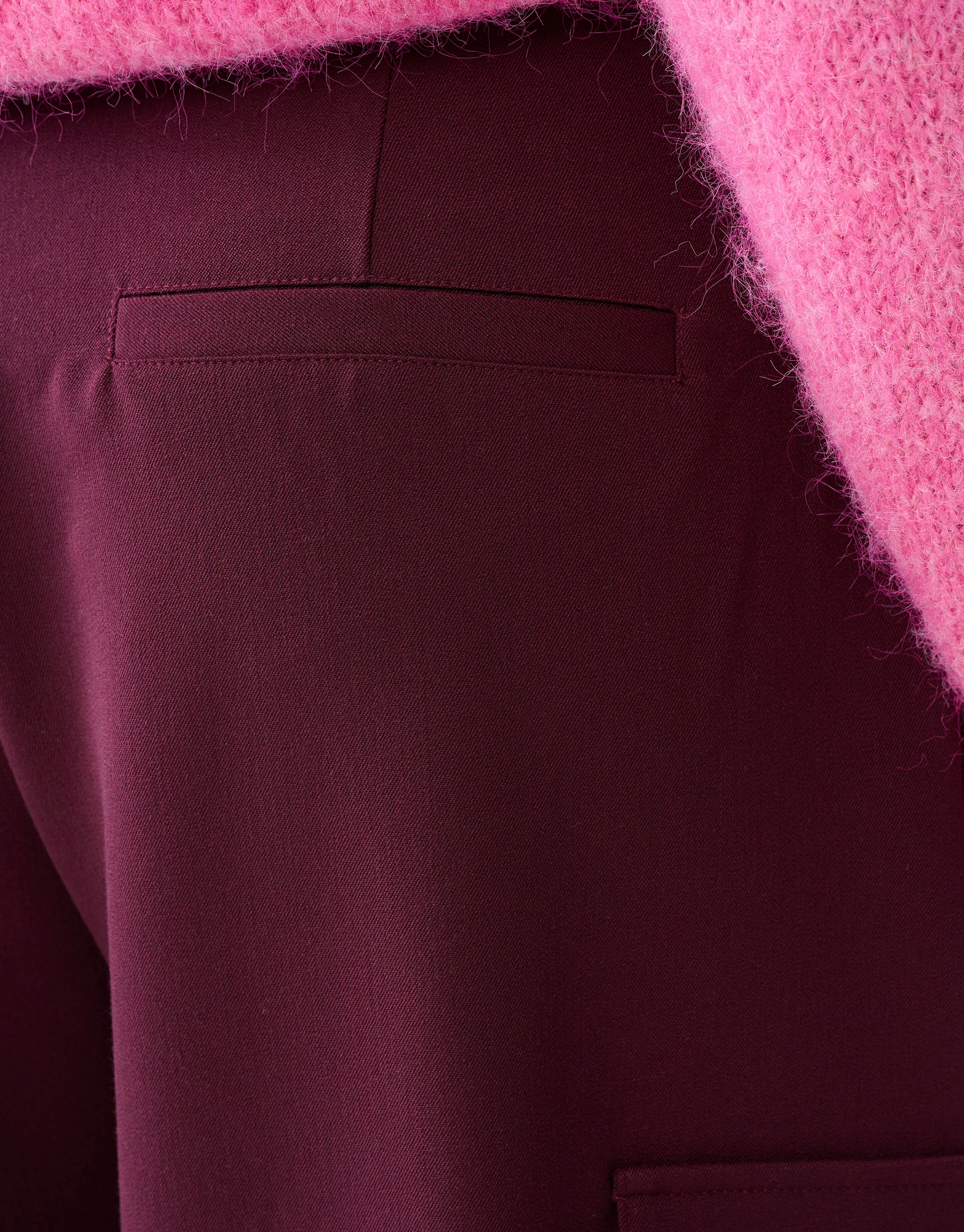 Cargohose mit weitem Bein Bordeaux SHOEBY WOMEN
