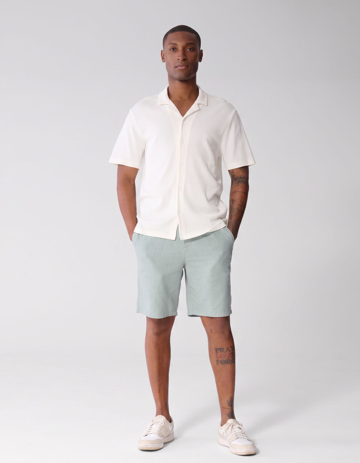 Fence Overshirt in gebrochenem Wei&szlig; SHOEBY MEN