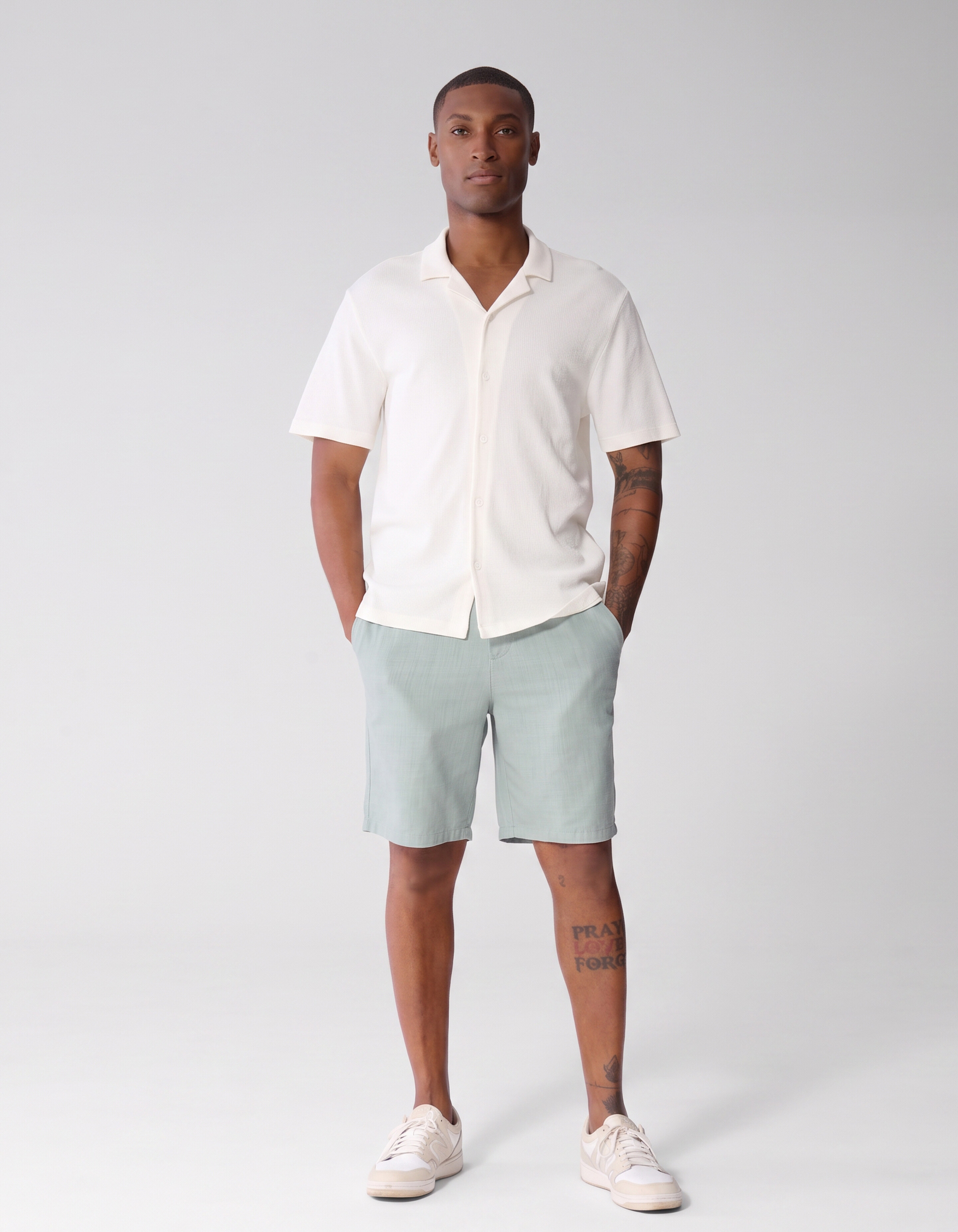 Fence Overshirt in gebrochenem Wei&szlig; SHOEBY MEN