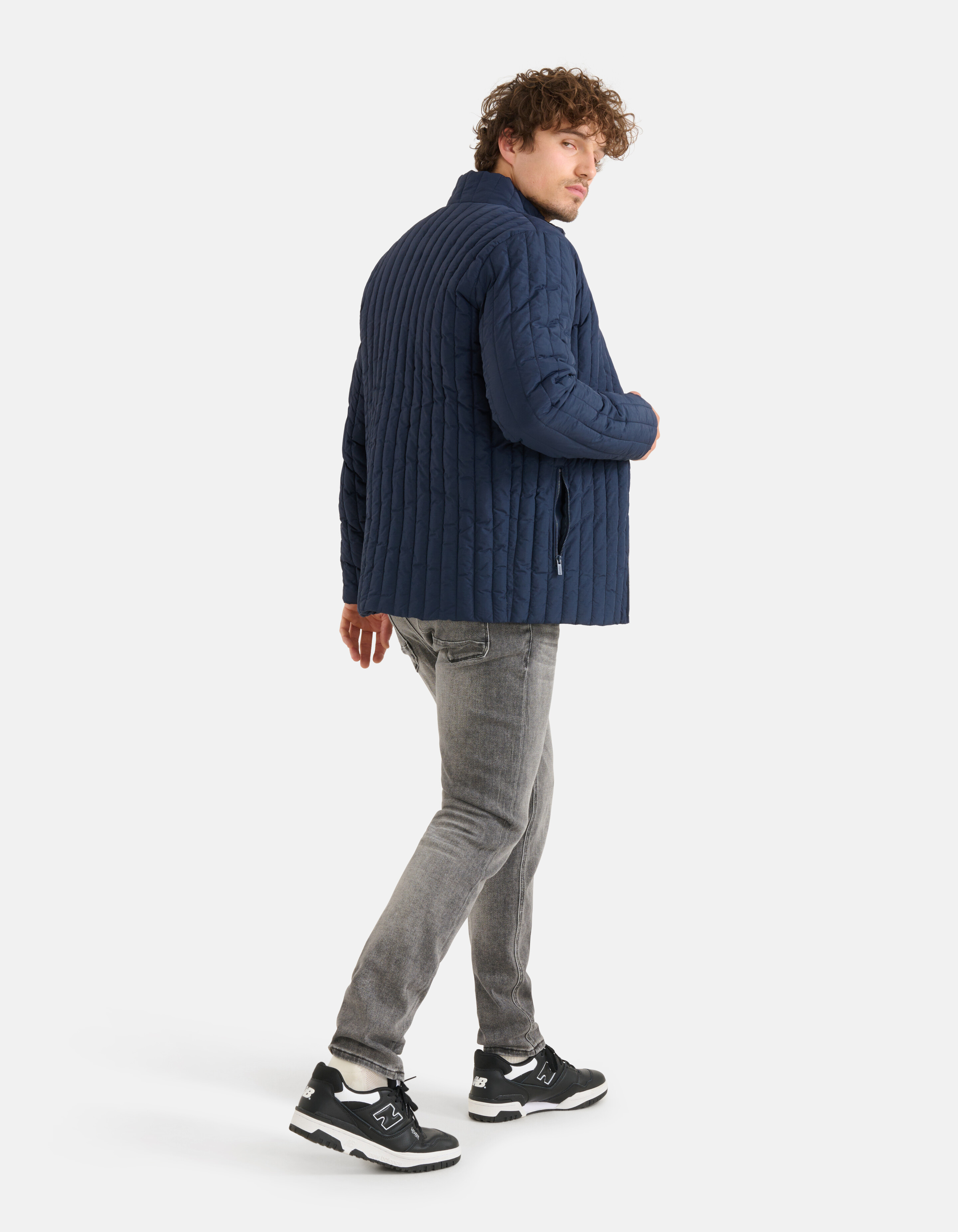 Steppjacke Dunkelblau SHOEBY MEN