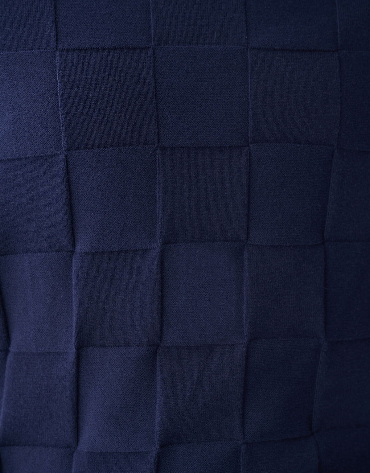 Struktur Pullover Dunkelblau SHOEBY MEN