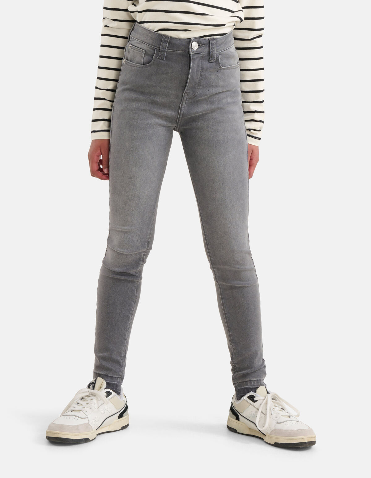 Skinny Jeans Hellgrau SHOEBY GIRLS
