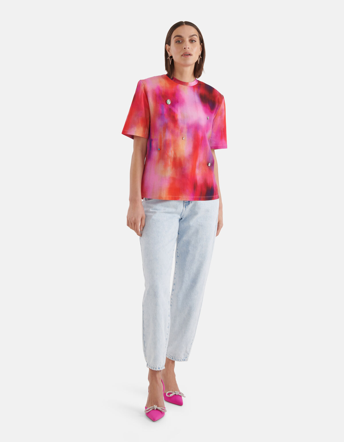 Farbiges Tie-Dye-T-Shirt SHOEBY WOMEN