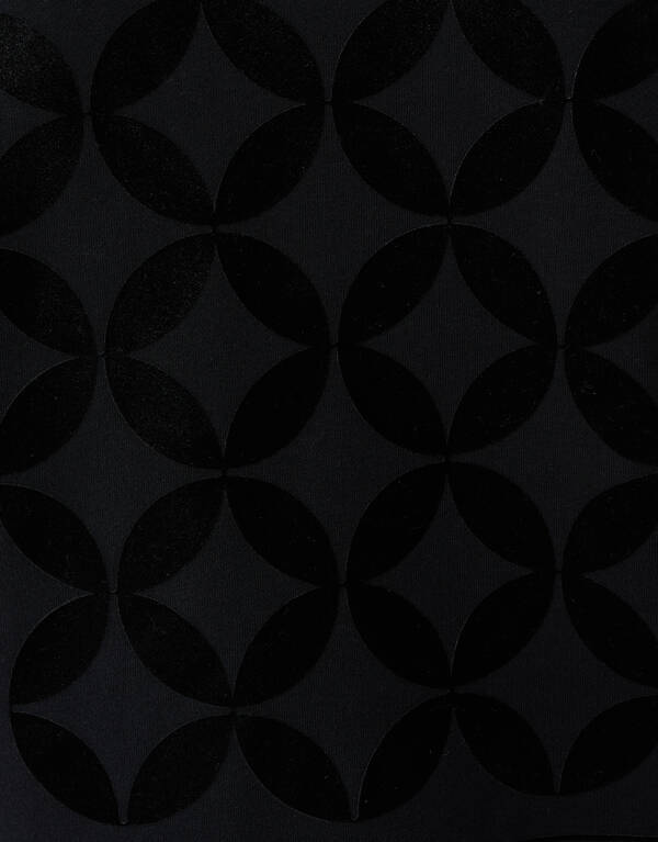 Schwarzer Flockpullover SHOEBY MEN